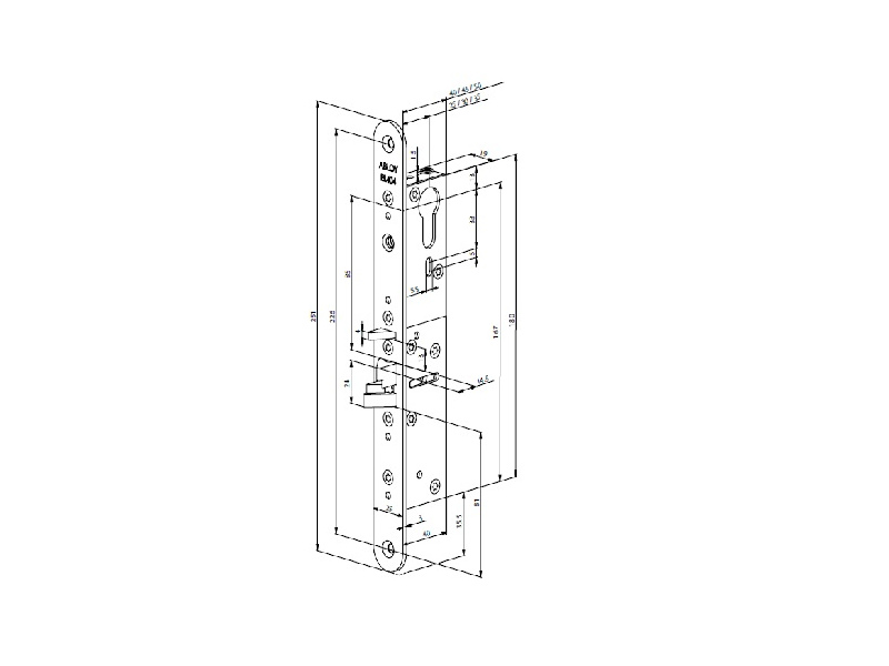 Abloy el404 схема подключения