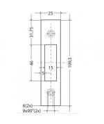 Запорная планка P636