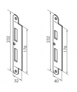 Запорные планки EA324 EA322