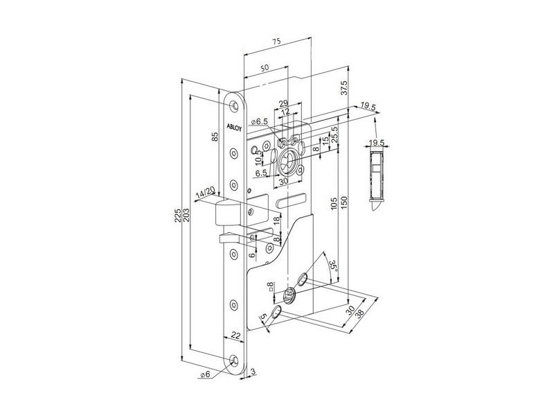 Abloy 560 схема подключения